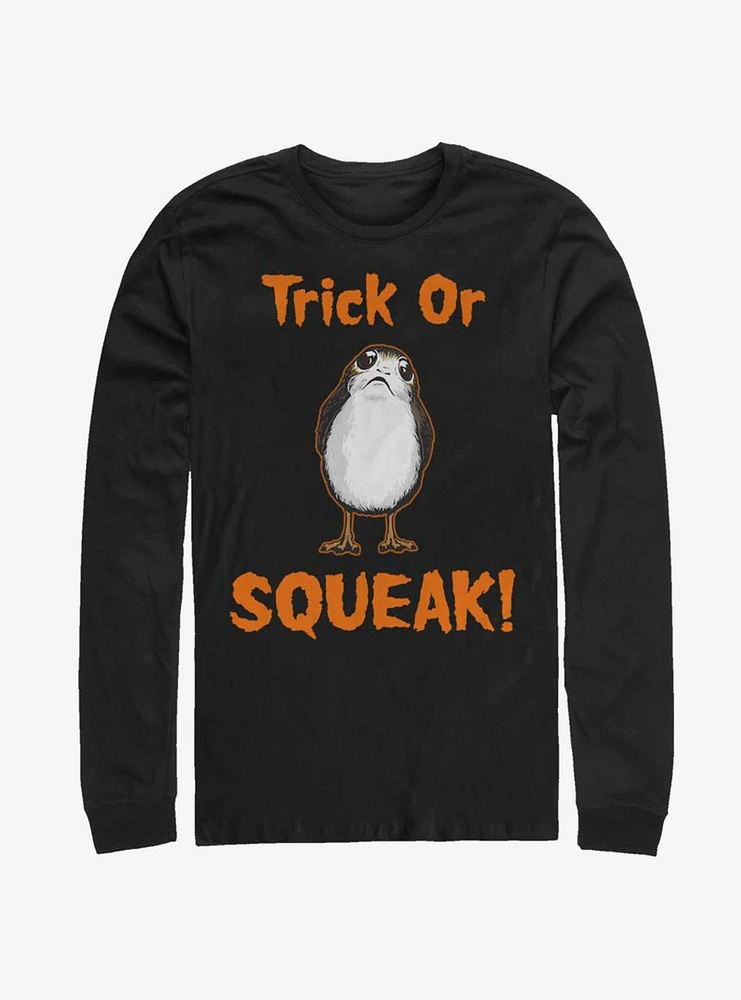 Hot Topic Star Wars Episode VIII The Last Jedi Trick Or Squeak Long-Sleeve T-Shirt