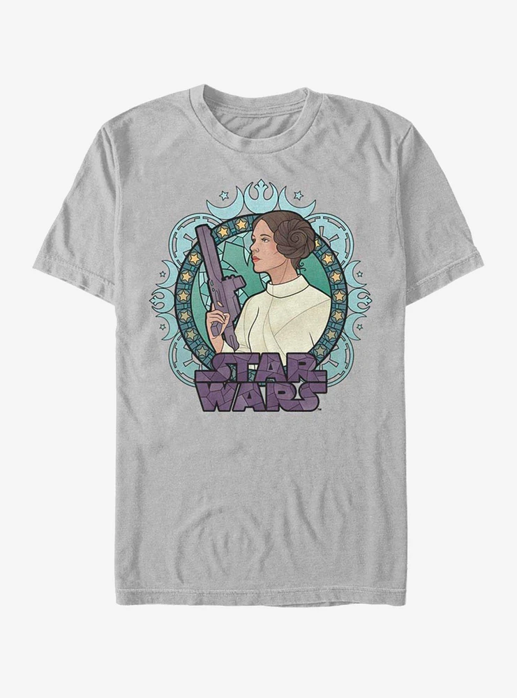 Hot Topic Star Wars Leia Glass T-Shirt