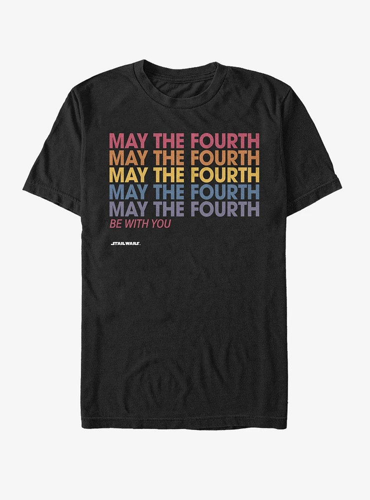 Hot Topic Star Wars May the Fourth Stack T-Shirt