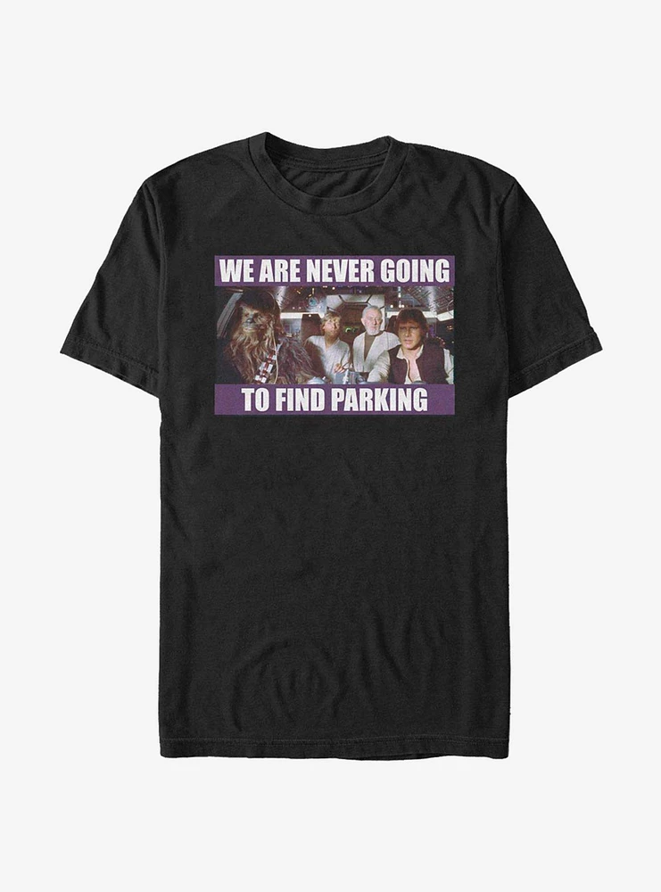 Hot Topic Star Wars Never Going To Find Parking T-Shirt