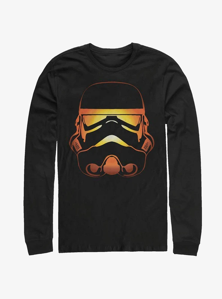 Hot Topic Star Wars Pumpkin Trooper Long-Sleeve T-Shirt