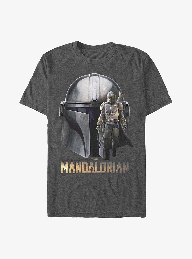 Hot Topic Star Wars The Mandalorian Mando Head T-Shirt