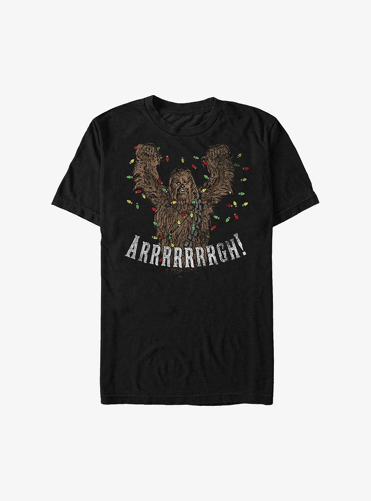 Hot Topic Star Wars Wookie Tree Holiday T-Shirt