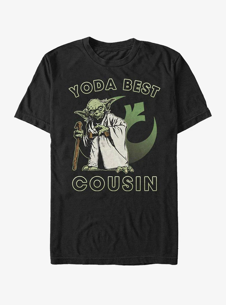 Hot Topic Star Wars Yoda Best Cousin T-Shirt