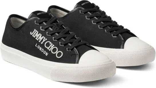 Jimmy Choo Palma M logo-embroidered sneakers Black