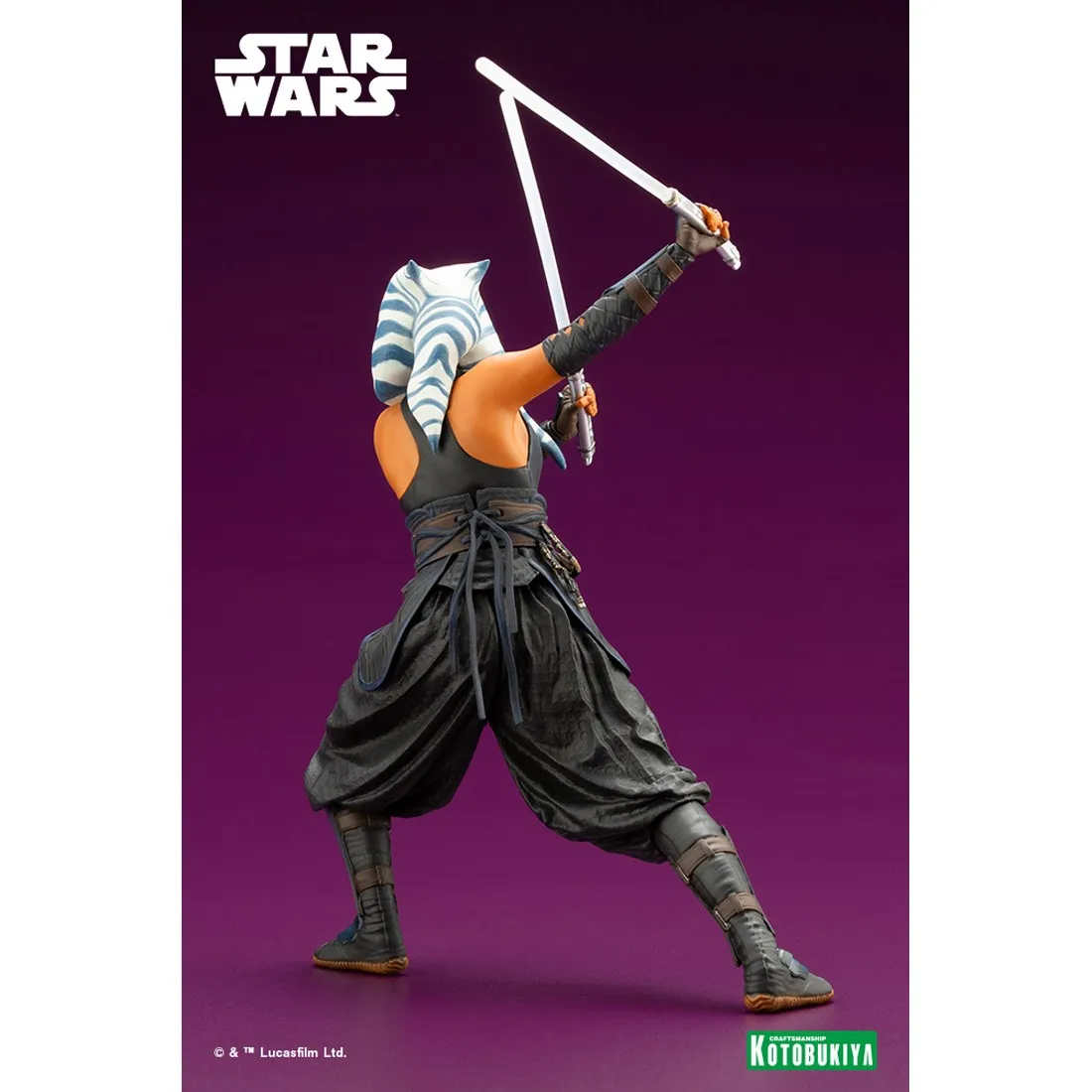 Kotobukiya ARTFX+ Star Wars The Mandalorian Ahsoka Tano Statue (black)