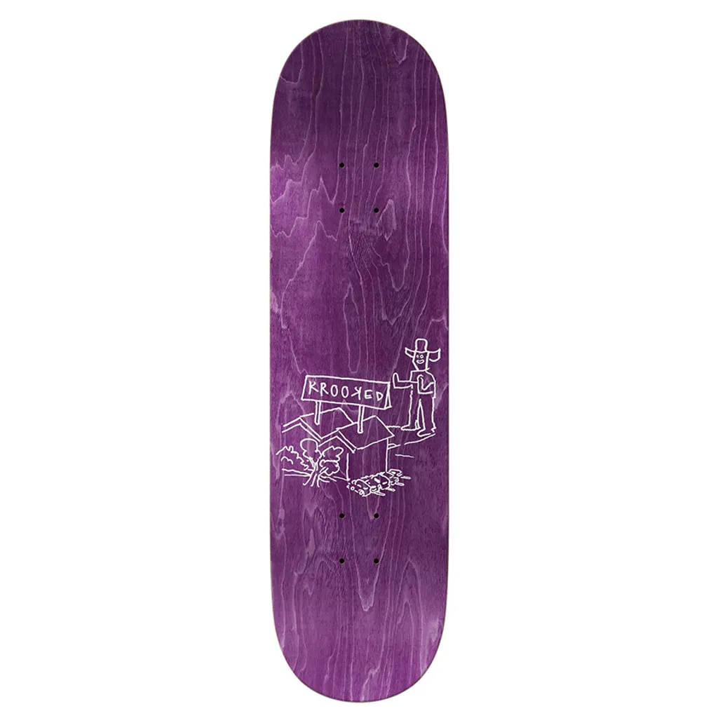 KROOKED MANDERSON THE YARD 8.38" SKATEBOARD DECK