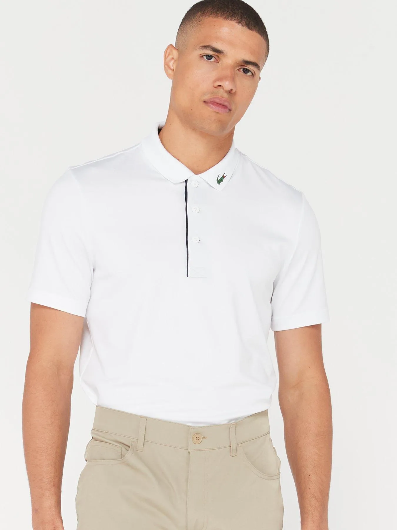 Lacoste Golf Technical Polo Shirt - White