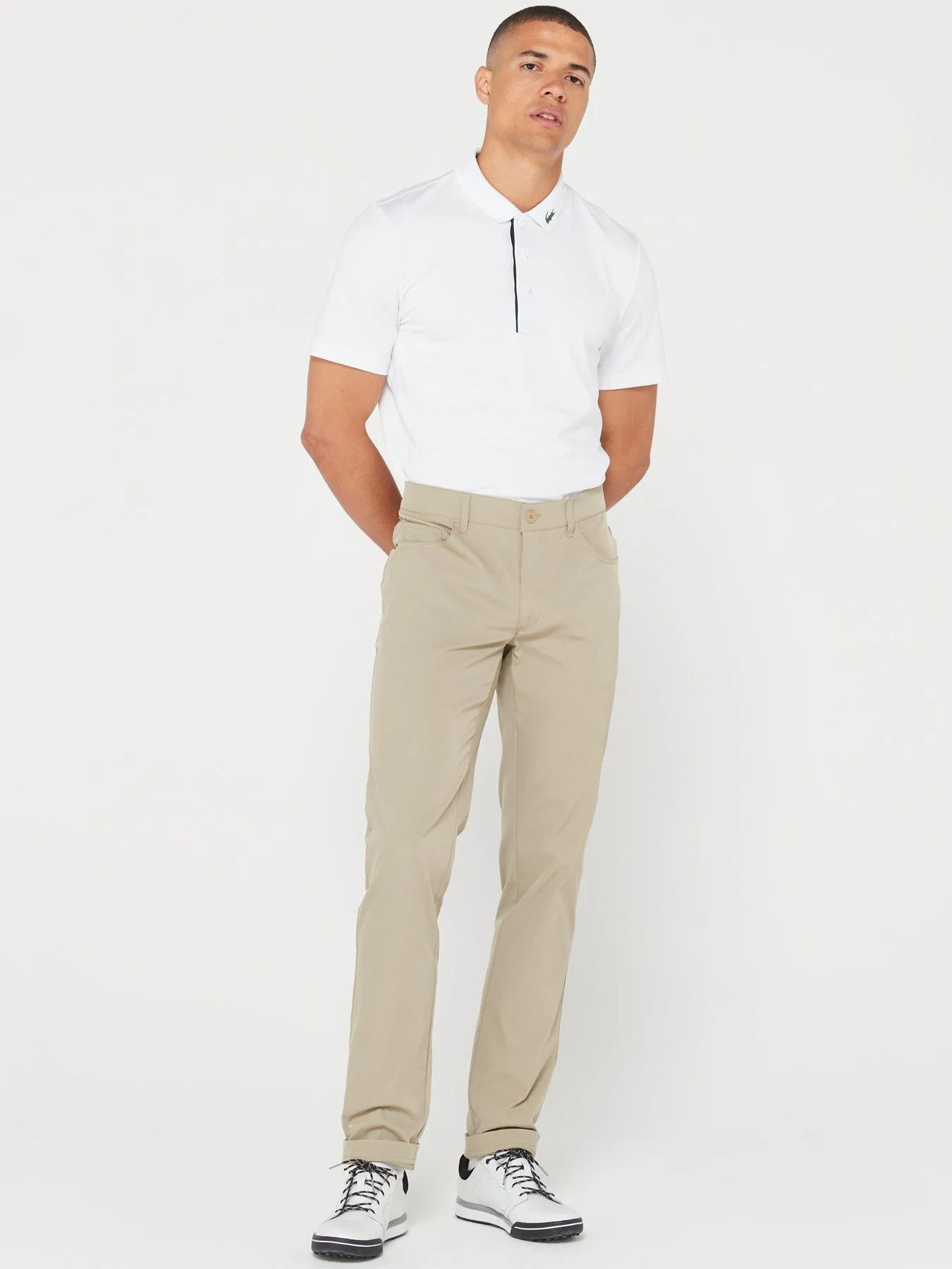 Lacoste Golf Technical Polo Shirt - White