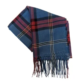 Lightweight Silk/Wool Tartan Scarf