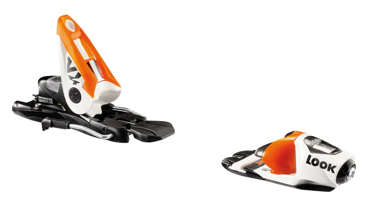 Look NX 12 Medium White Orange Ski Bindings 2013