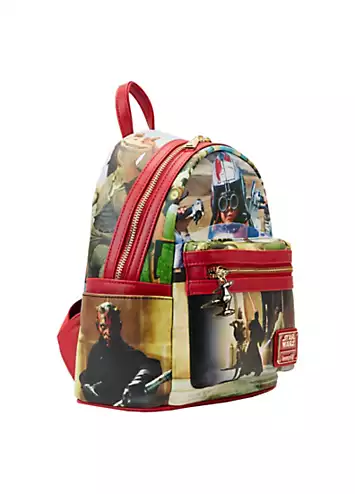 Loungefly Star Wars Scenes Series Phantom Menace Mini Backpack | Grattan