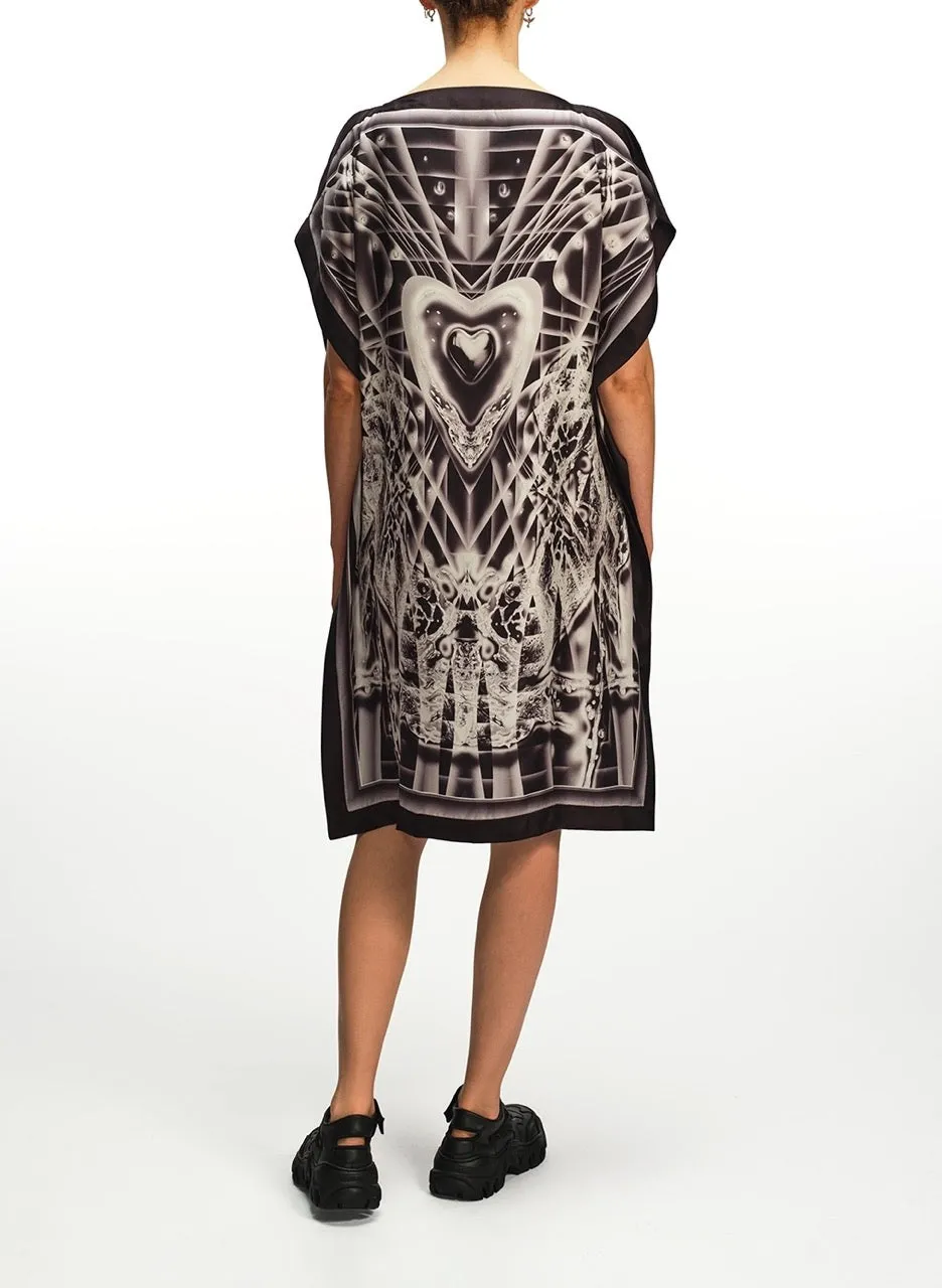 Love Deluxe Scarf Dress - Black