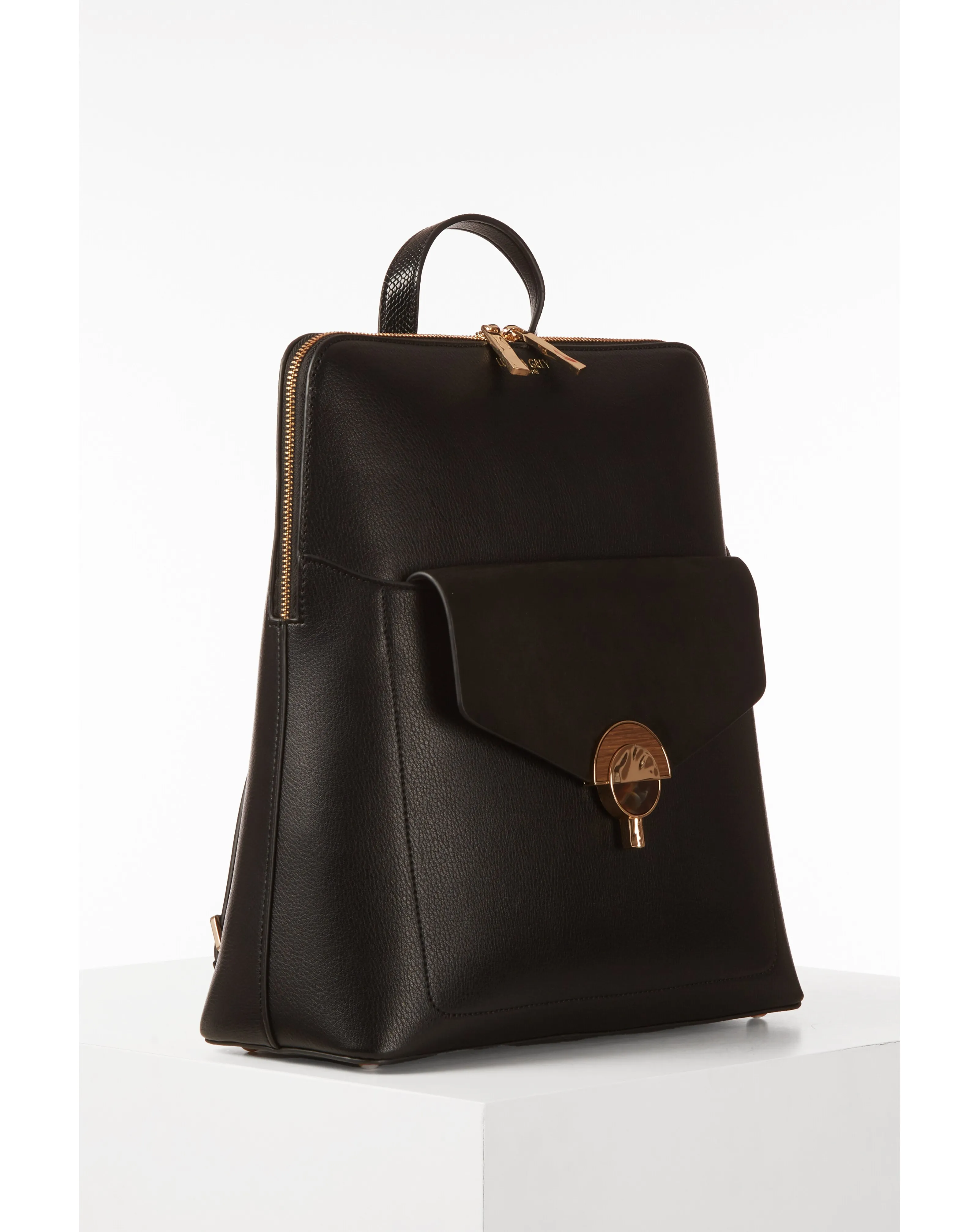 Luella Grey Mayara Black Laptop Backpack