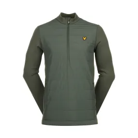 Lyle & Scott Golf Check Baffle Quilted 1/4 Zip