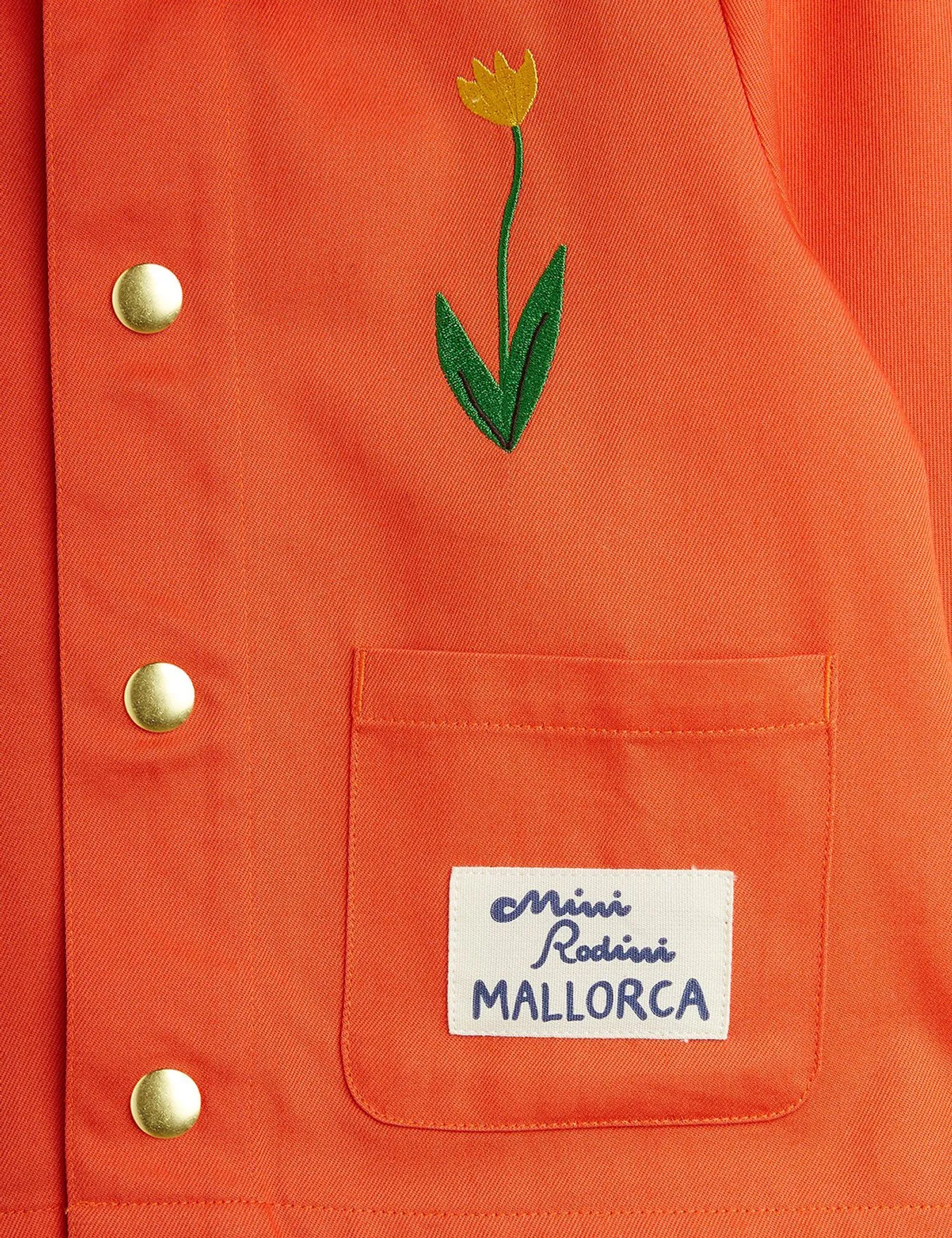 MALLORCA PATCH JACKET RED - MINI RODINI