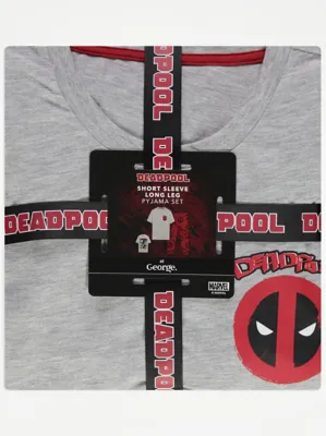 Marvel Deadpool Short Sleeve Pyjamas Gift Set | Men | George at ASDA