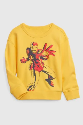 Marvel Superhero Graphic Long Sleeve Crew Neck Sweatshirt