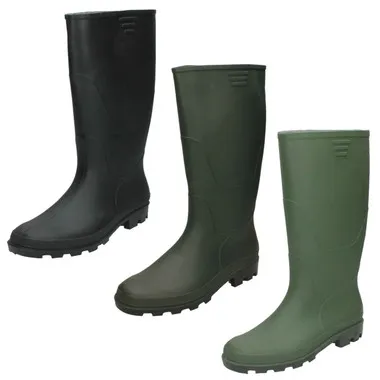 Mens Spot On Wellington Boot