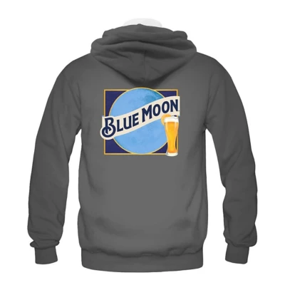 Men's Trau and Loevner Blue Moon Hoodie