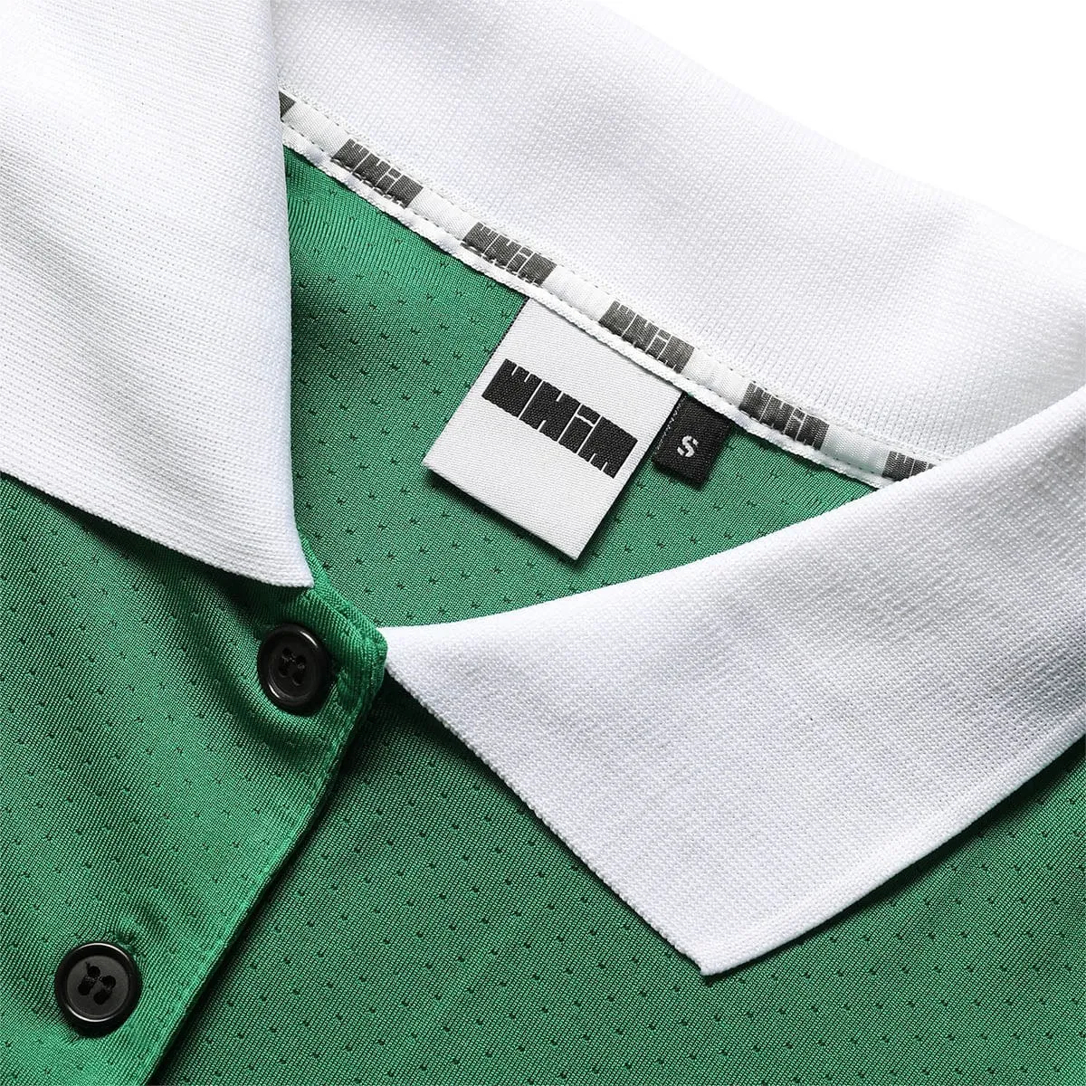 MICRO MESH TOUR GOLF SHIRT Green/White | Bodega