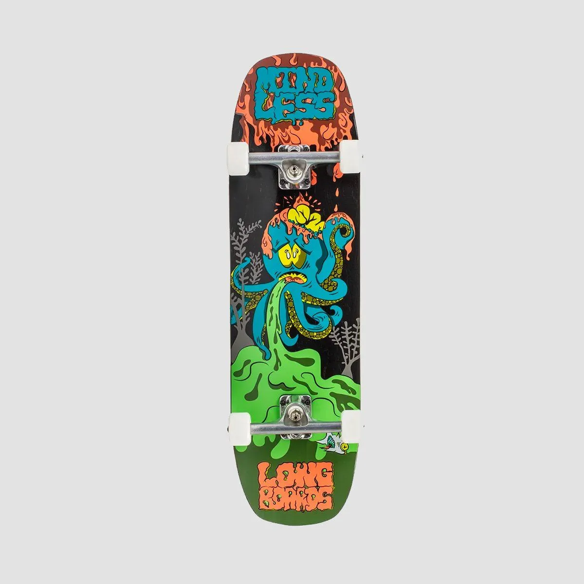 Mindless Octopuke Gen X Skateboard Orange/Green - 8.75"