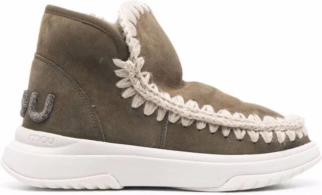 Mou eskimo whipstich sneakers Green