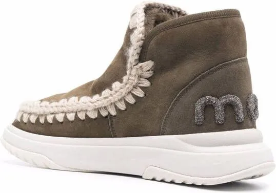 Mou eskimo whipstich sneakers Green