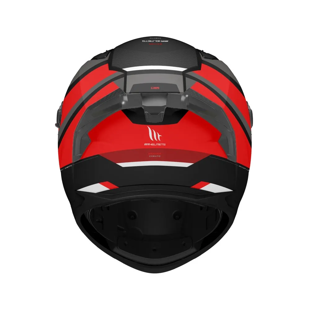 MT Braker Chento Helmet - Black/Red