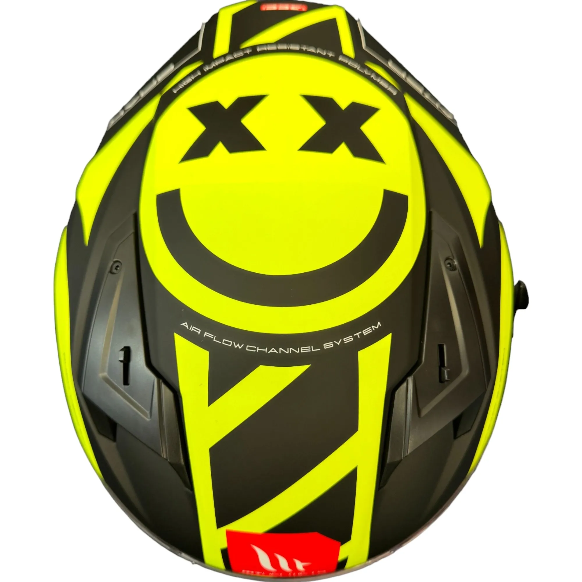 MT Braker Inox Helmet - Black/Yellow