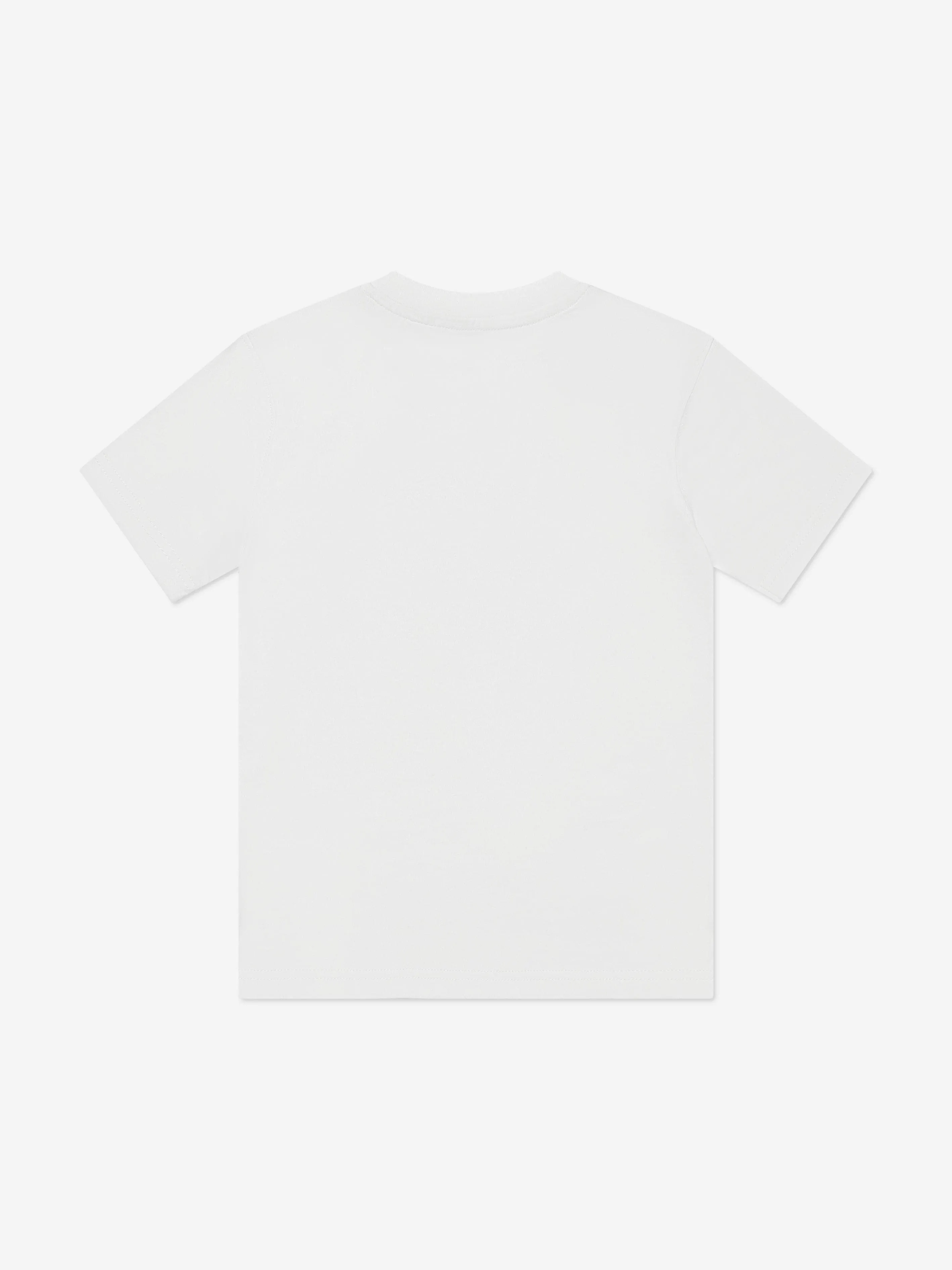 New Balance Boys Jersey Stacked Logo T-Shirt in White