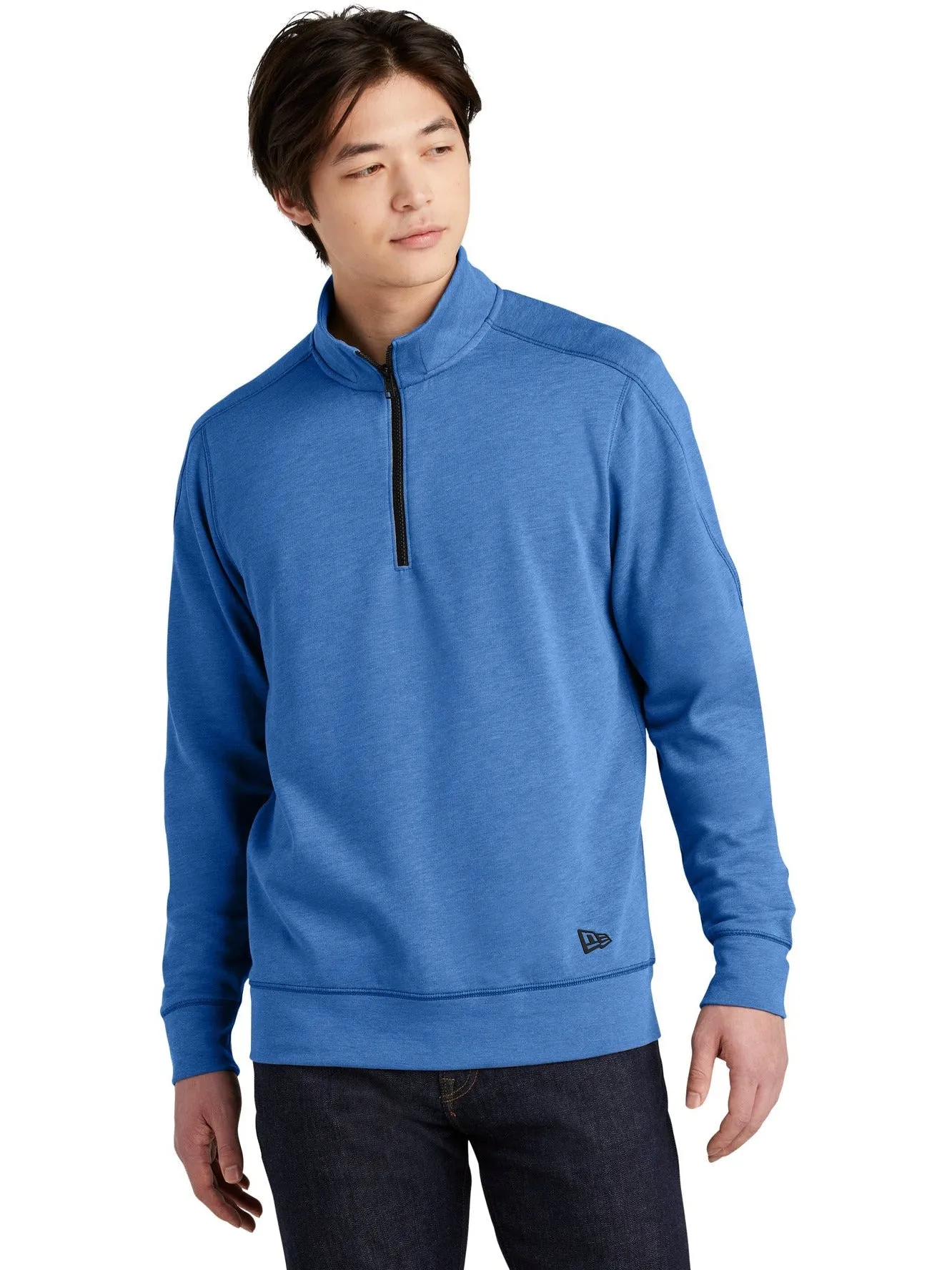 New Era Tri-Blend Fleece 1/4-Zip Pullover