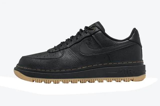 Nike Air Force 1 Luxe Black Gum