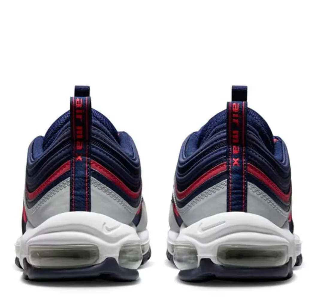 NIKE AIR MAX 97 TRAINERS - BLUE / RED