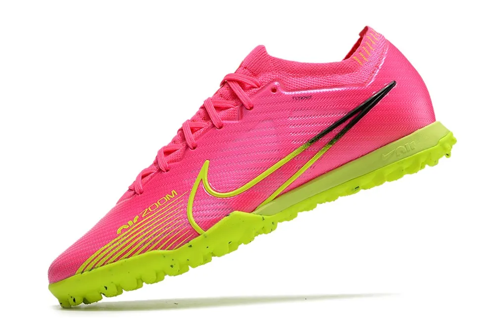 Nike Air Zoom Mercurial Vapor 15 Elite Turf Luminous Pack - Pink Blast/Volt/Gridiron