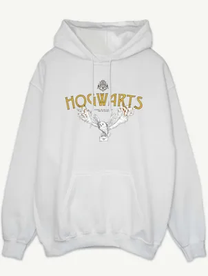 NW2 Harry Potter Hogwarts Owl White Printed Hoodie | Women | George at ASDA