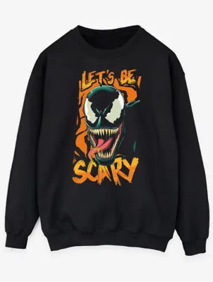 NW2 Marvel Venom Scary Adult Black Sweatshirt | Men | George at ASDA