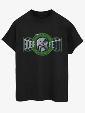 NW2 Star Wars Boba Fett Slogan Adult Black T-Shirt | Men | George at ASDA