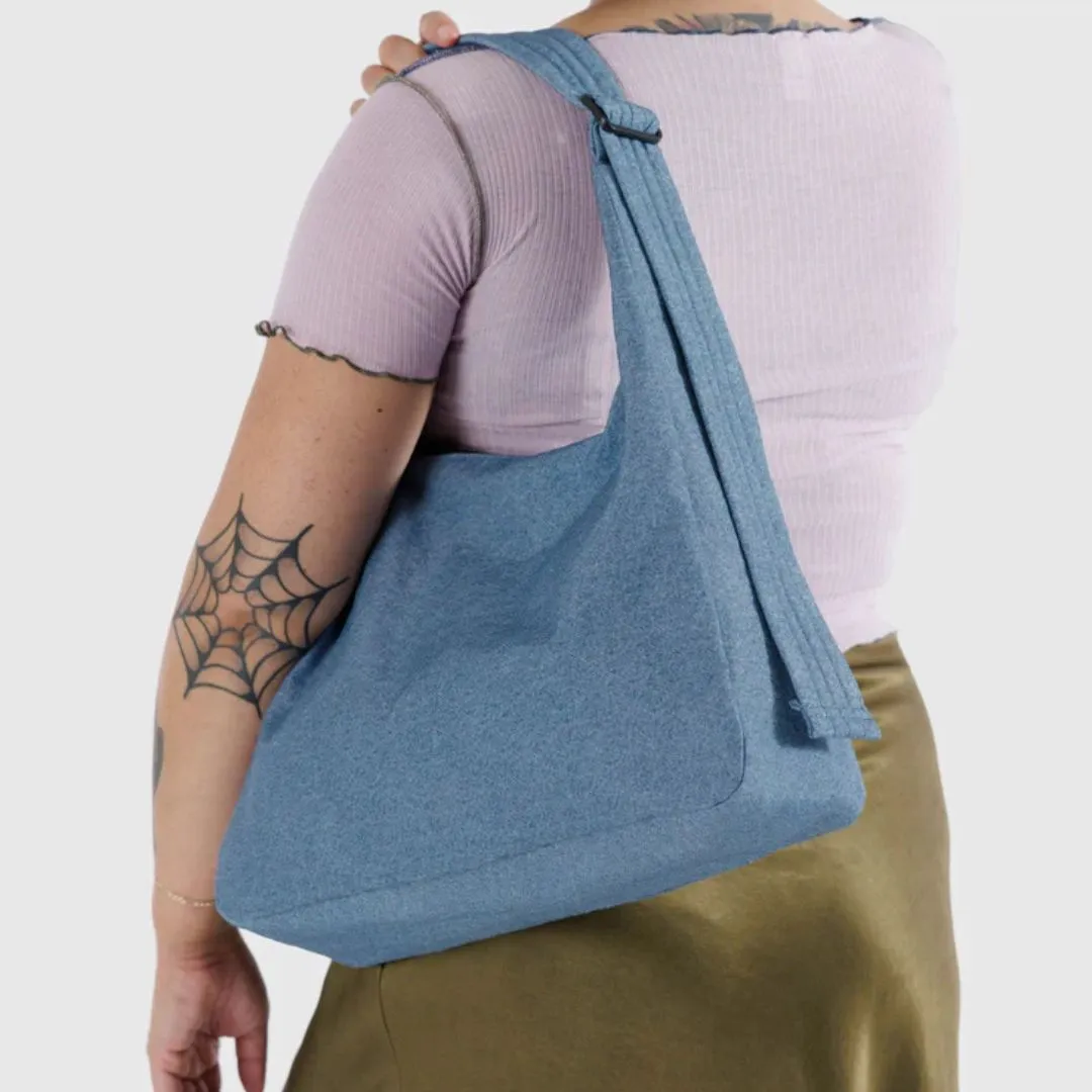 Nylon Shoulder Bag (Digital Denim)