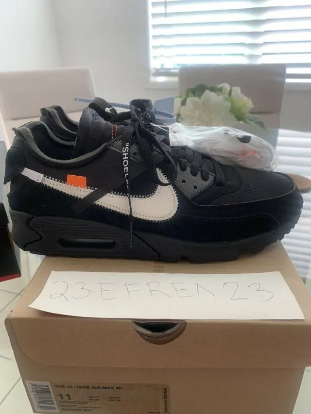 OFF-WHITE x Nike Air Max 90 Black