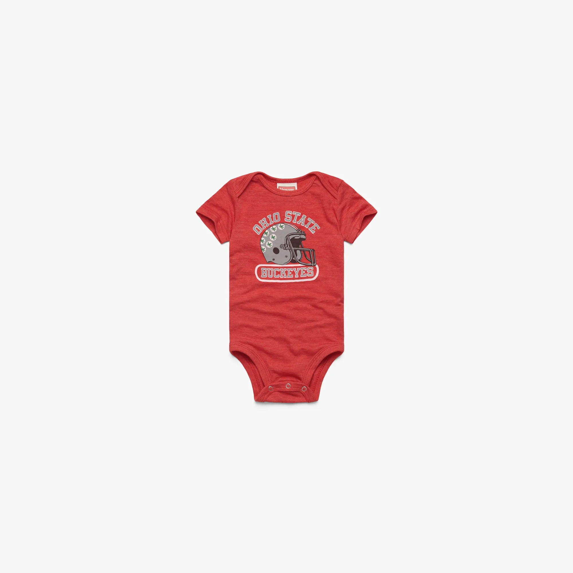 Ohio State Buckeyes Helmet Baby One Piece