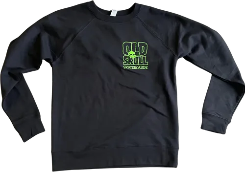 Old Skull Skateboards Logo Lightweight Crew Sweatshirt