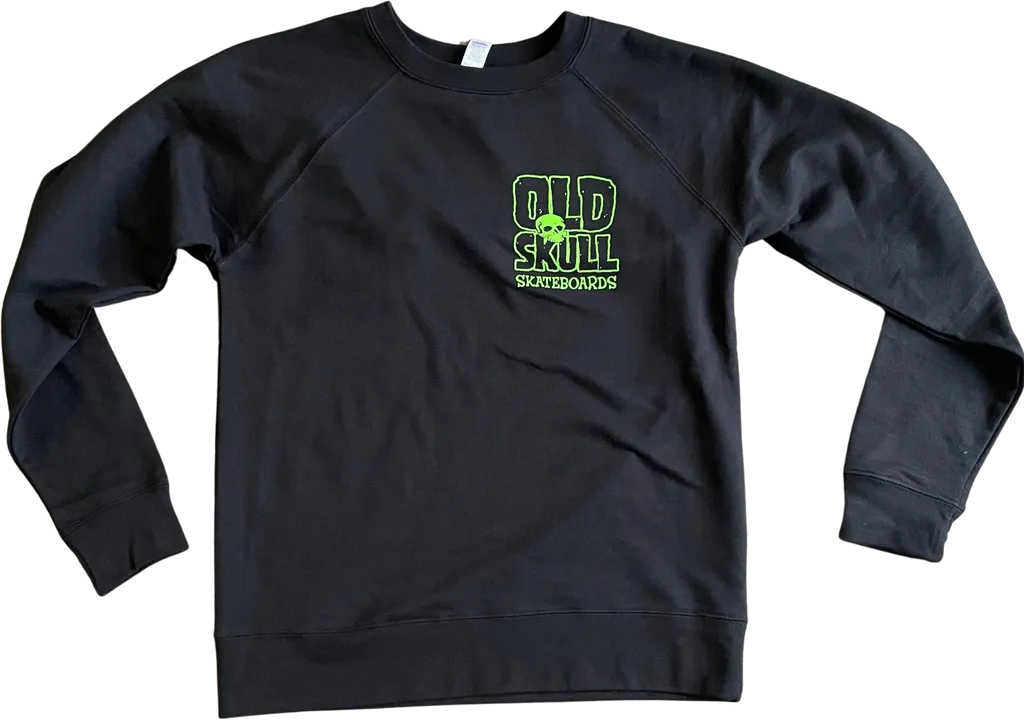 Old Skull Skateboards Logo Lightweight Crew Sweatshirt