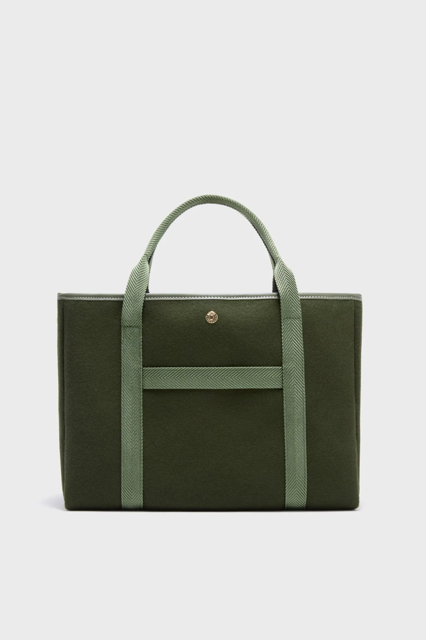 Olive Flannel Traversee M Tote