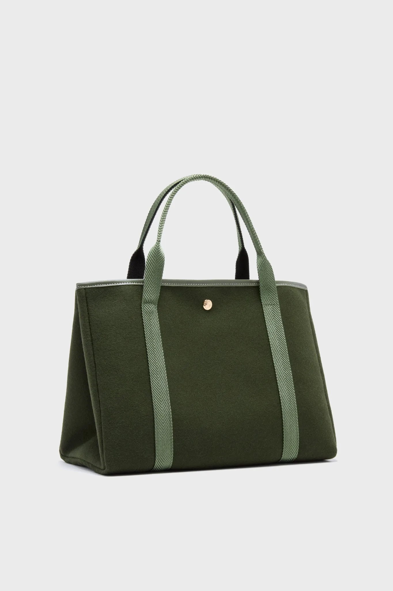 Olive Flannel Traversee M Tote