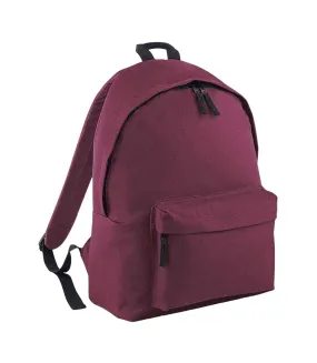 Original plain backpack one size burgundy Bagbase