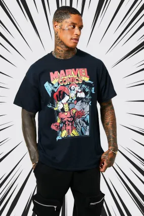 Oversized Marvel Comics License T-shirt | boohooMAN UK