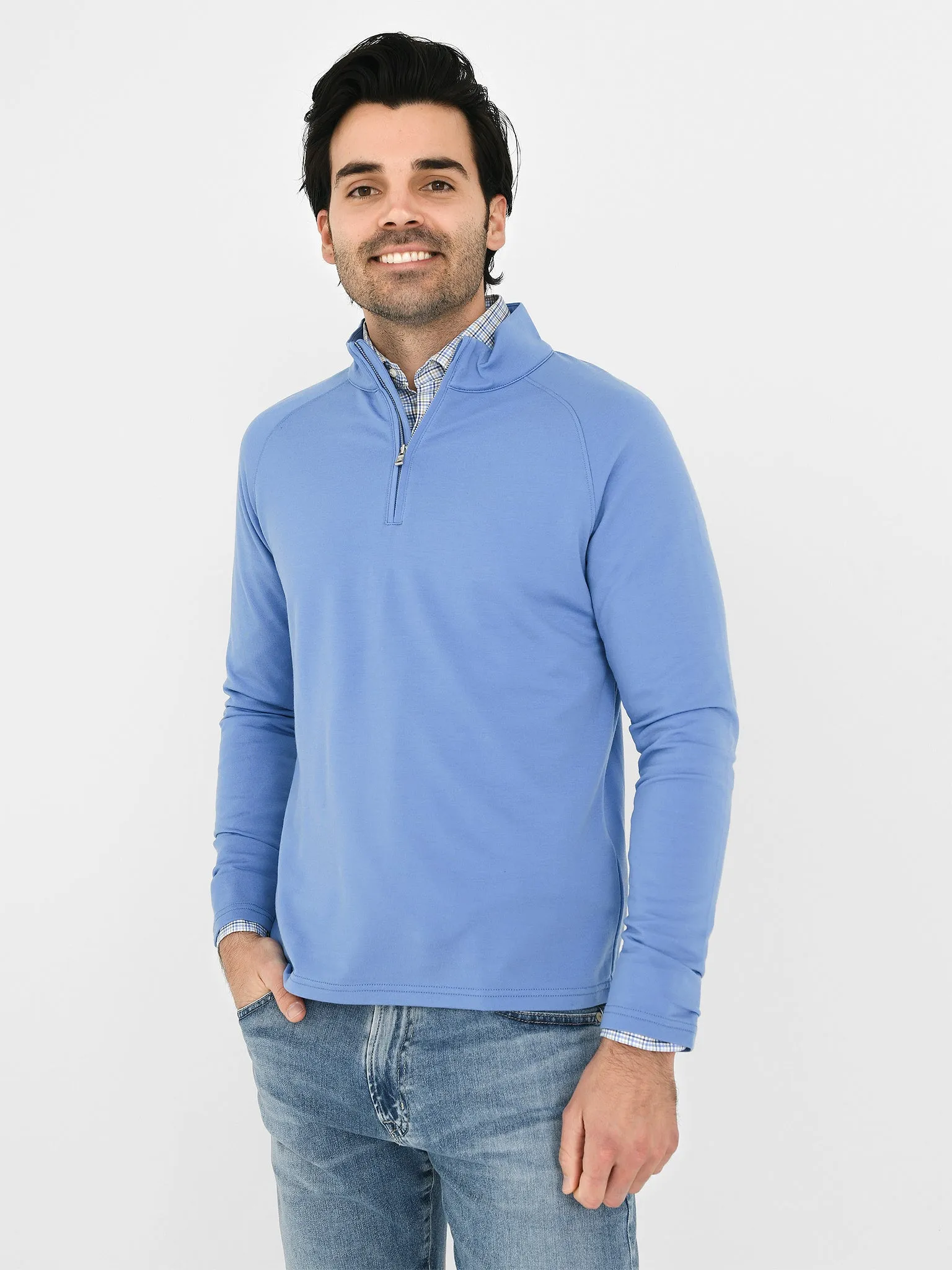     PETER MILLAR  Crown Crafted Men's Excursionist Flex Performance Pullover    