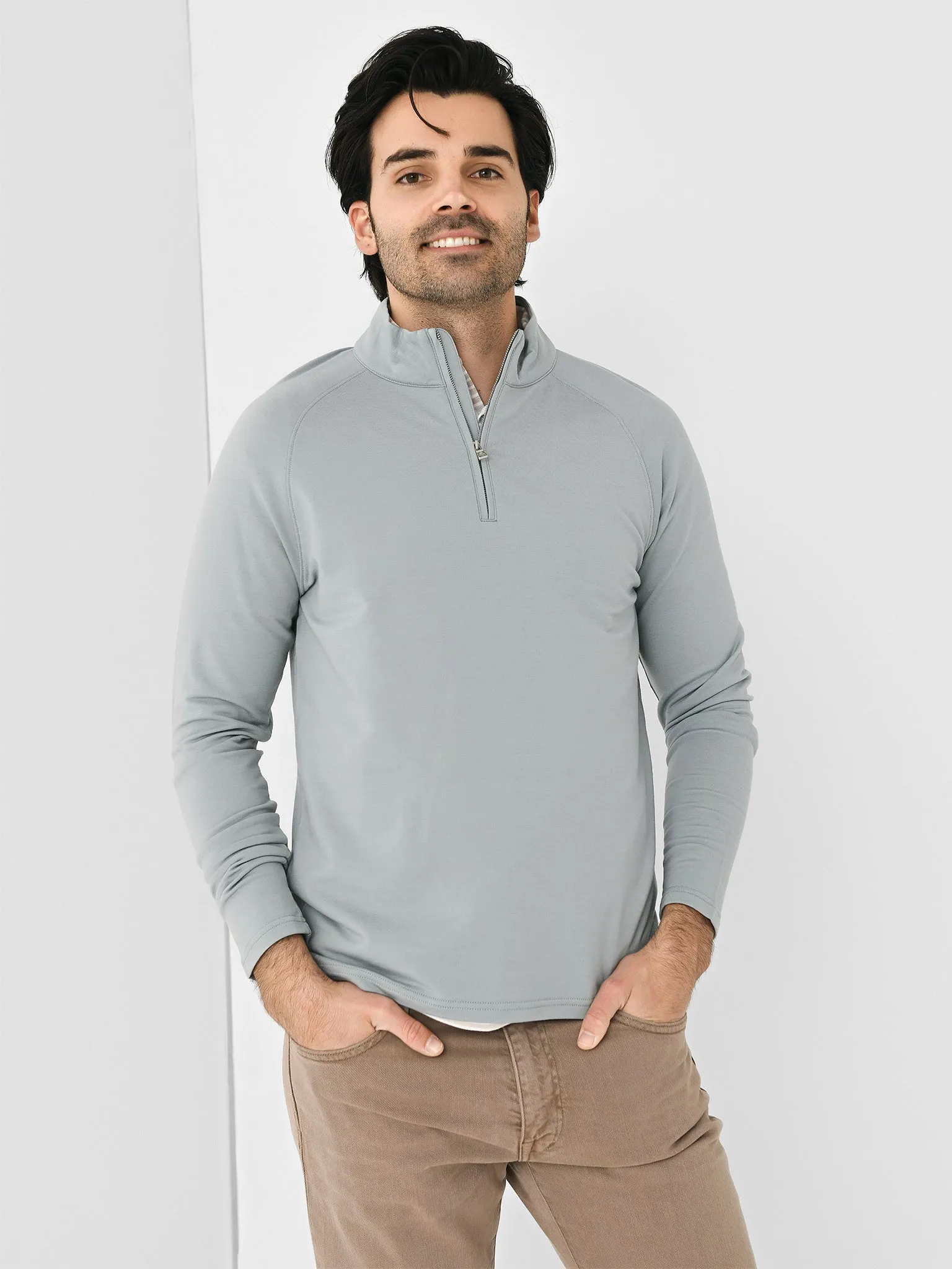     PETER MILLAR  Crown Crafted Men's Excursionist Flex Performance Pullover    