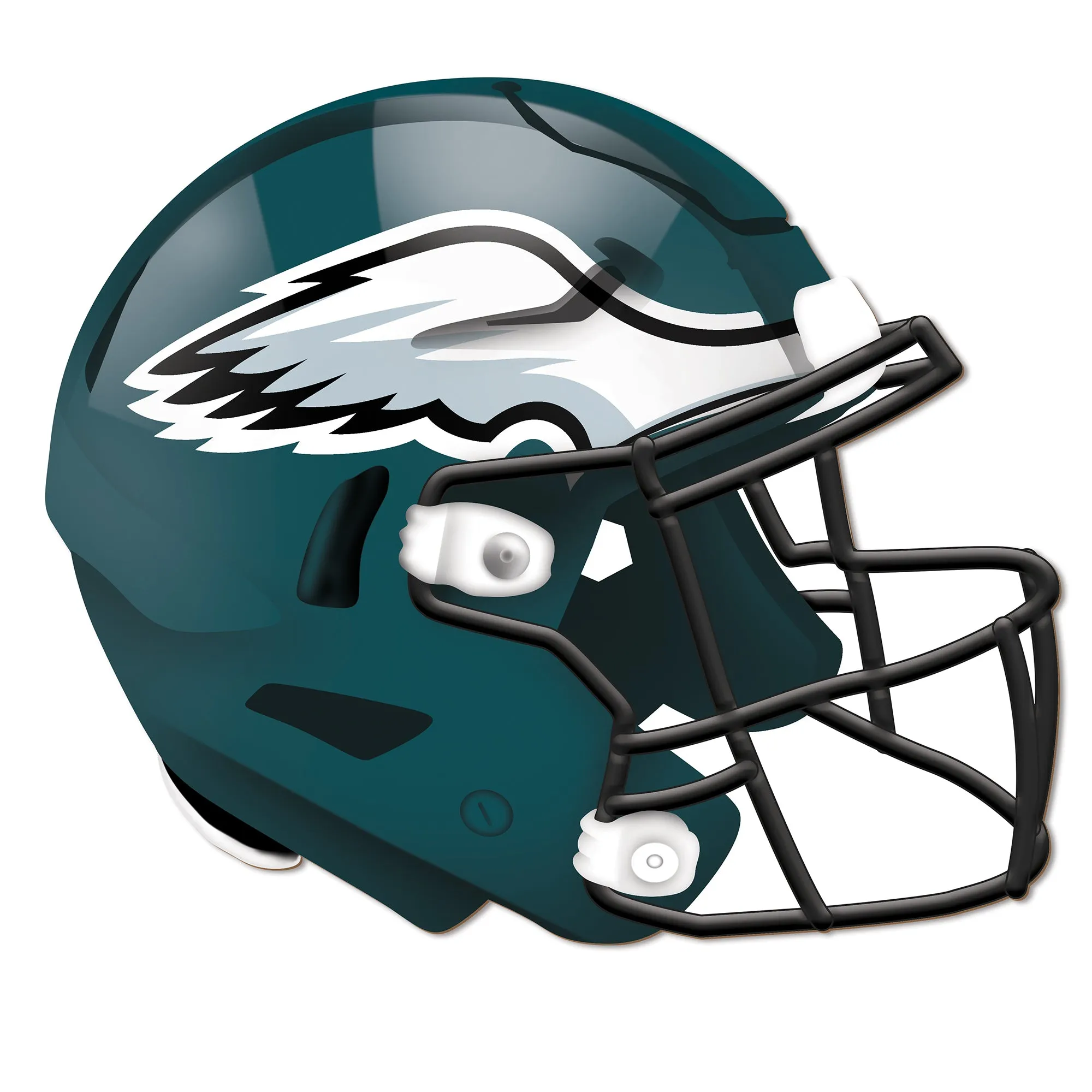 Philadelphia Eagles 24 Wooden Cut-Out Authentic Helmet